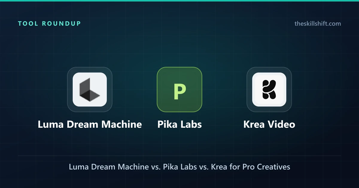 2026 AI Video Generation Roundup: Luma Dream Machine vs. Pika Labs vs. Krea for Pro Creatives