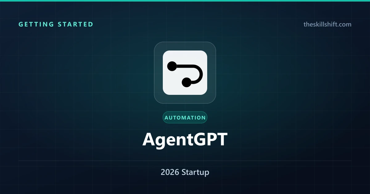 AgentGPT for Ops Managers: 2026 Startup