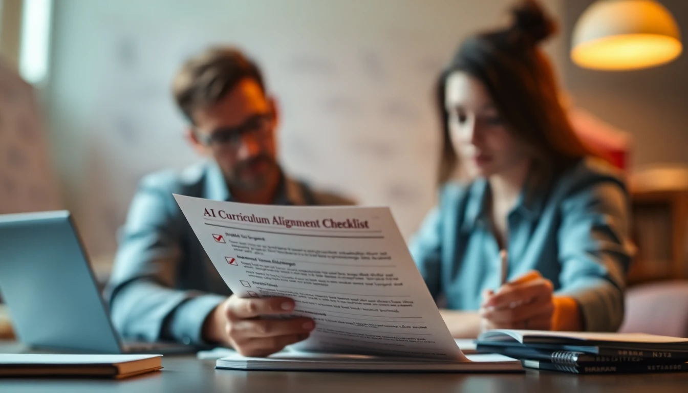 AI Curriculum Alignment Checklist: Standards-Based Planning