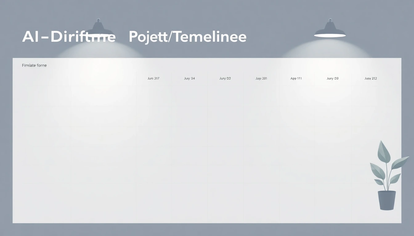 AI-Driven Project Timeline Template for Operations Managers
