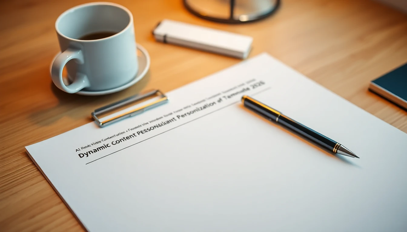 AI Dynamic Content Personalization Framework Template 2026
