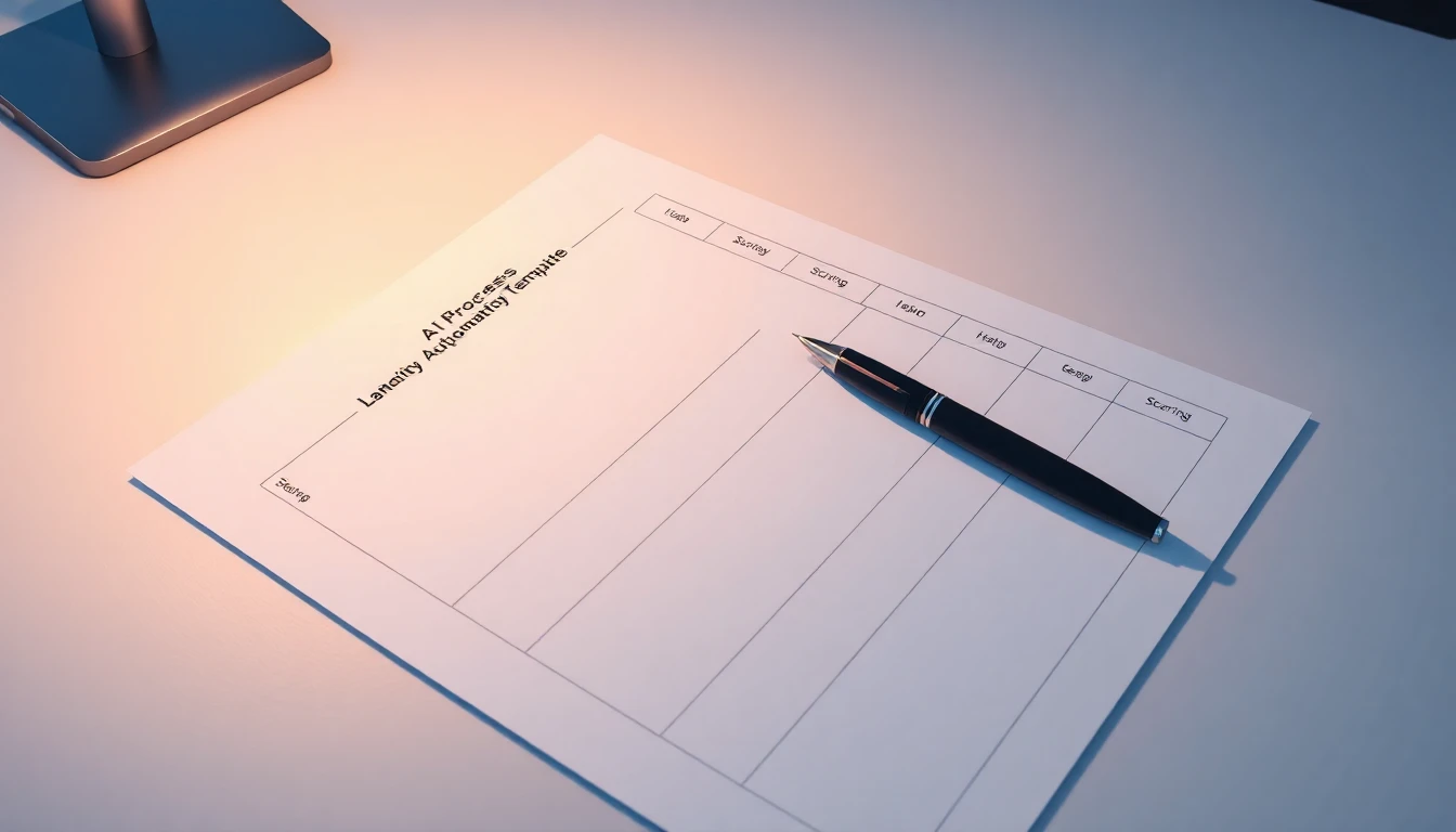 AI Process Automation Opportunity Scoring Template