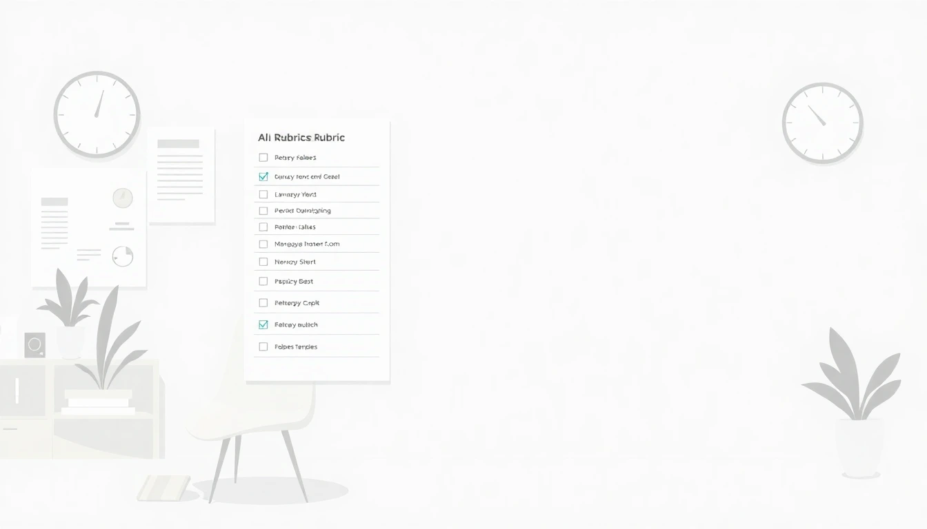 AI-Powered Rubric Creation Template for Educators