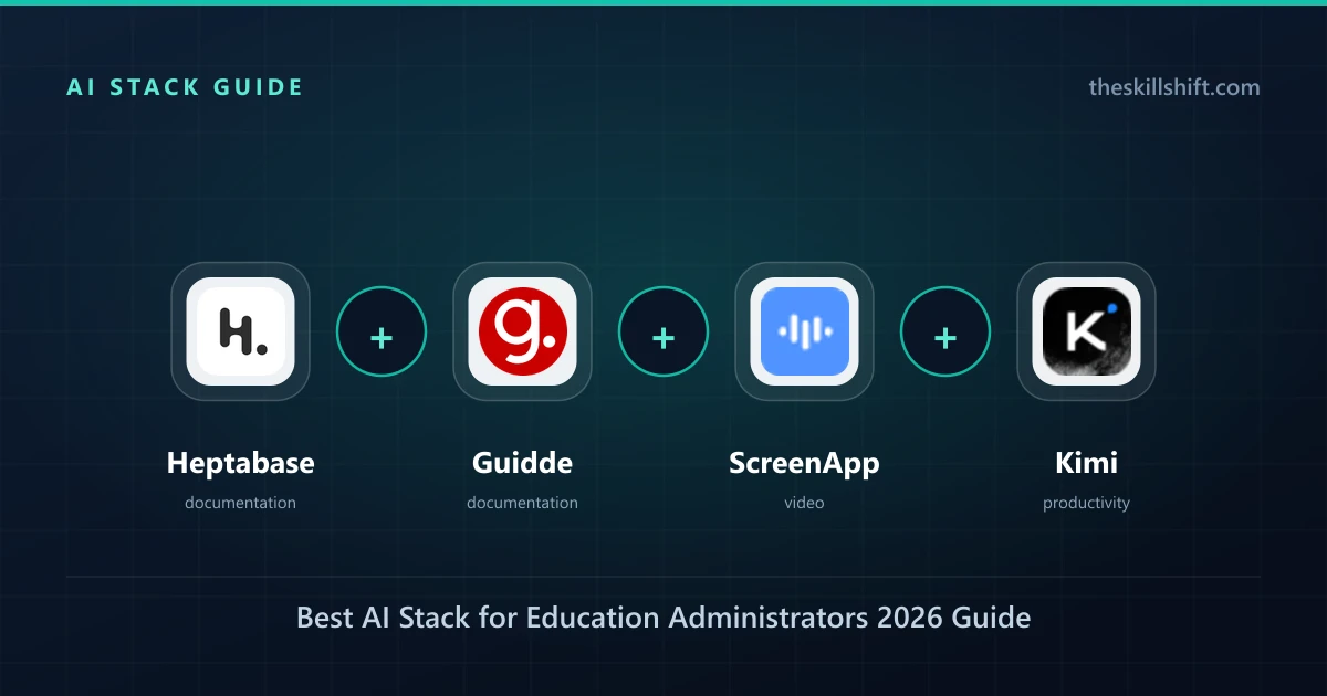 Best AI Stack for Education Administrators 2026 Guide