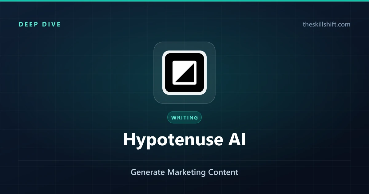 Hypotenuse AI Review 2026: Generate Marketing Content