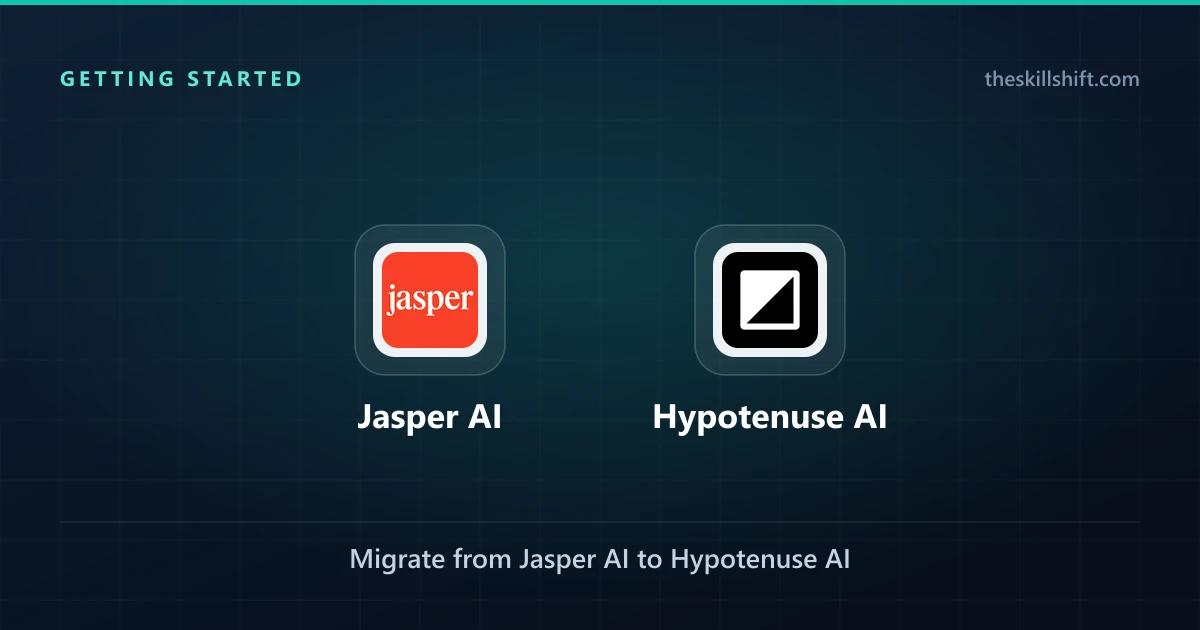 Migrate from Jasper AI to Hypotenuse AI: 2026 Guide