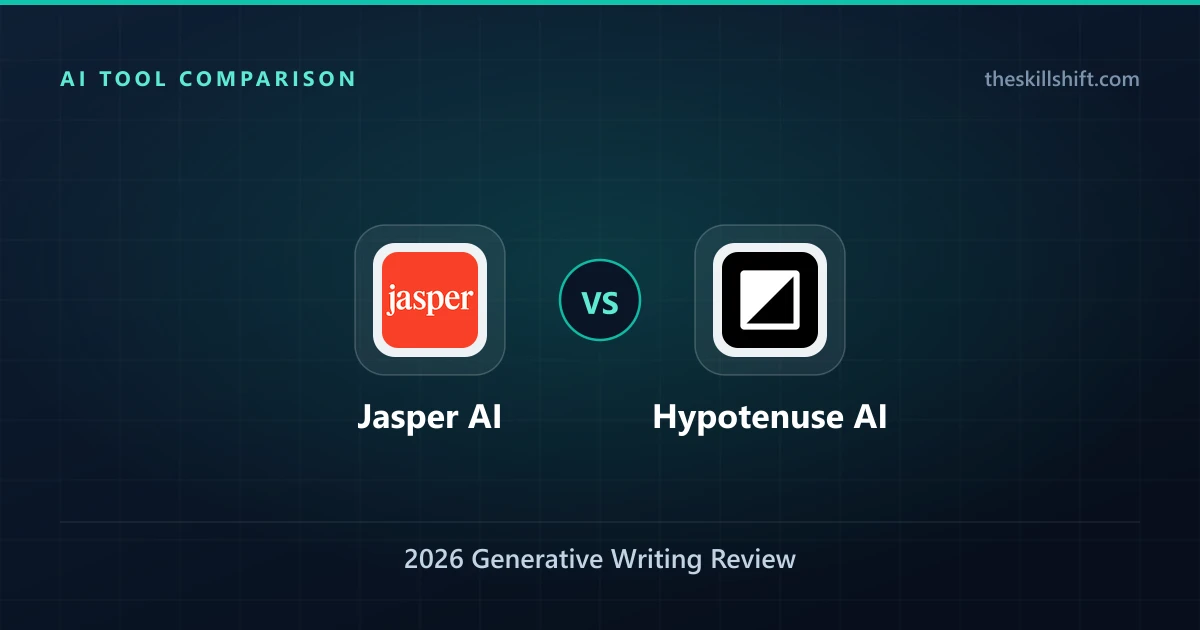 Jasper AI vs Hypotenuse AI: 2026 Generative Writing Review