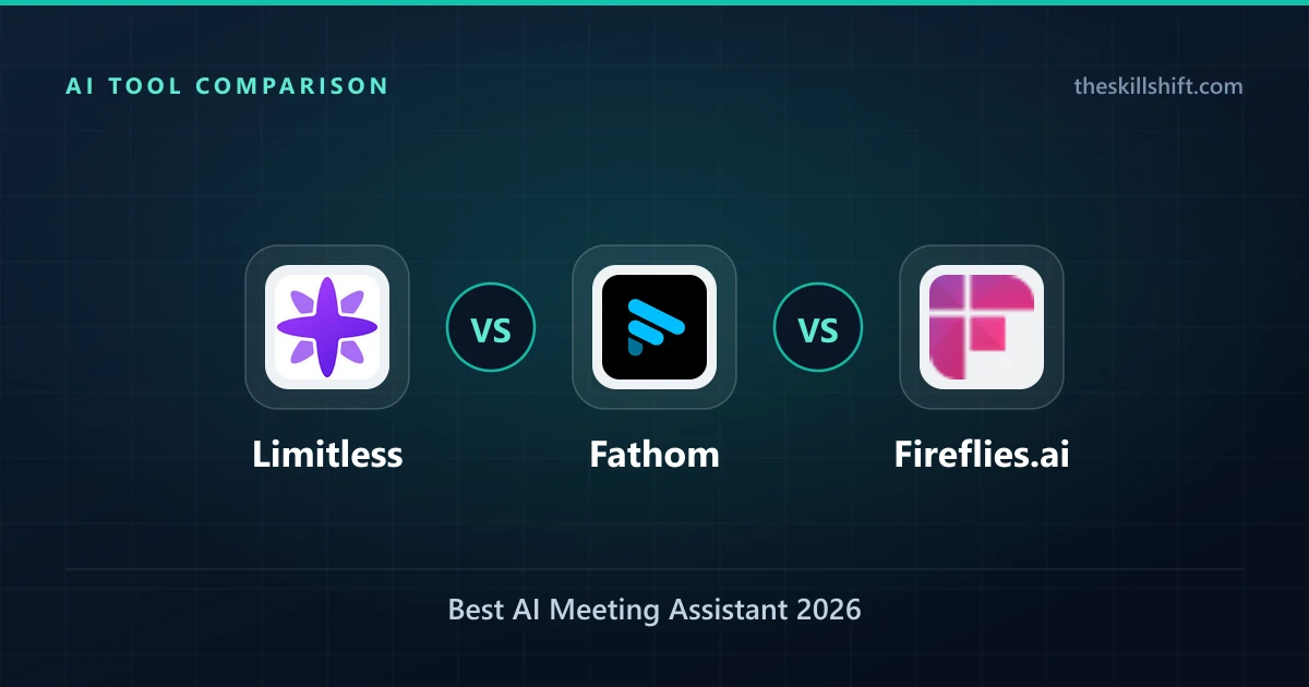 Limitless vs Fathom vs Fireflies.ai: Best AI Meeting Assistant 2026