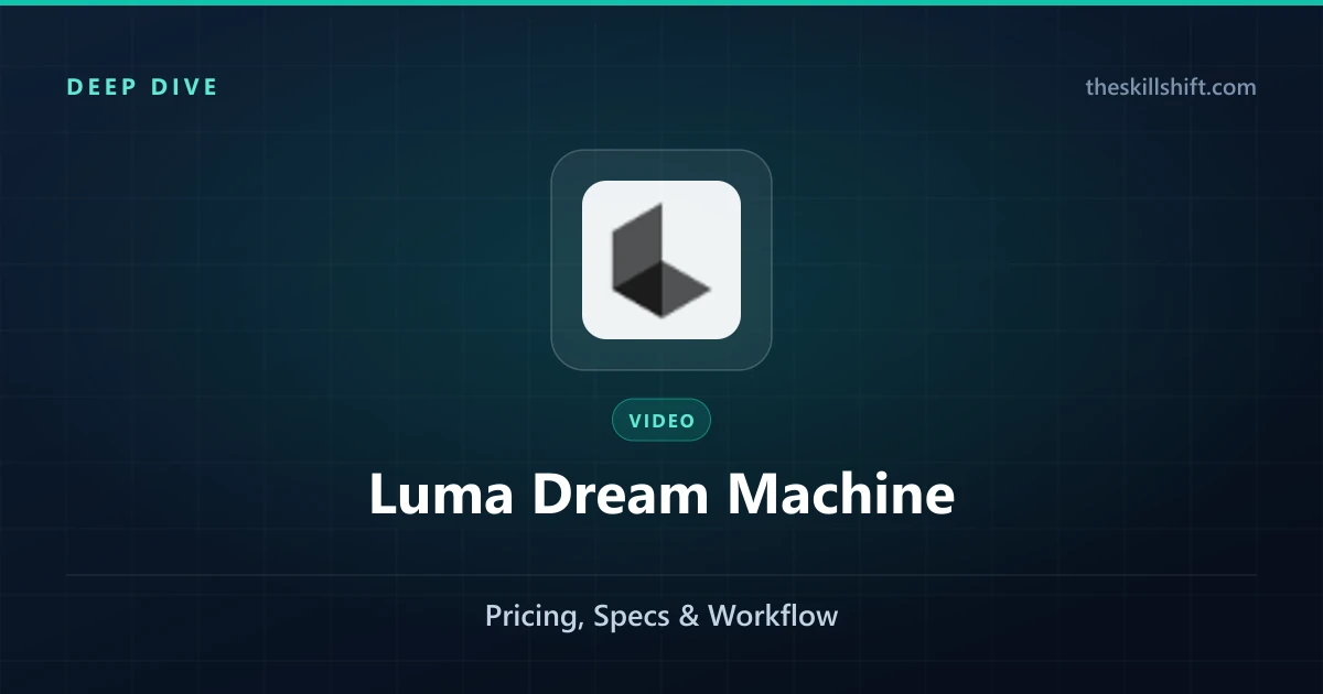 Luma Dream Machine Deep Dive: Pricing, Specs & Workflow
