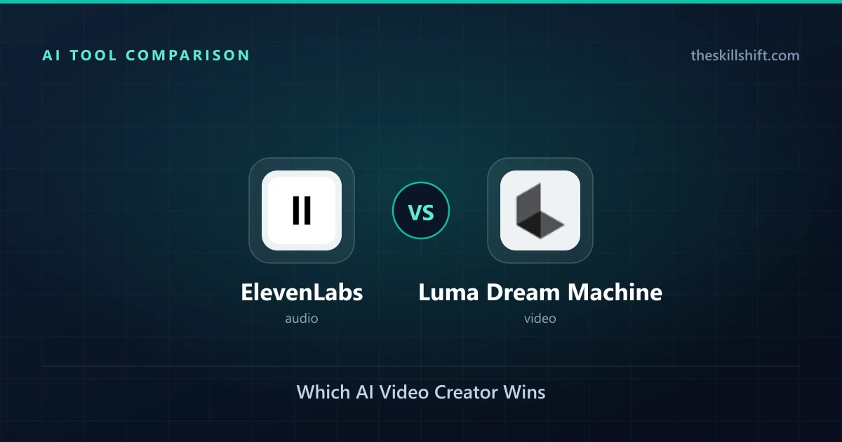 ElevenLabs vs Luma Dream Machine: Which AI Video Creator Wins?