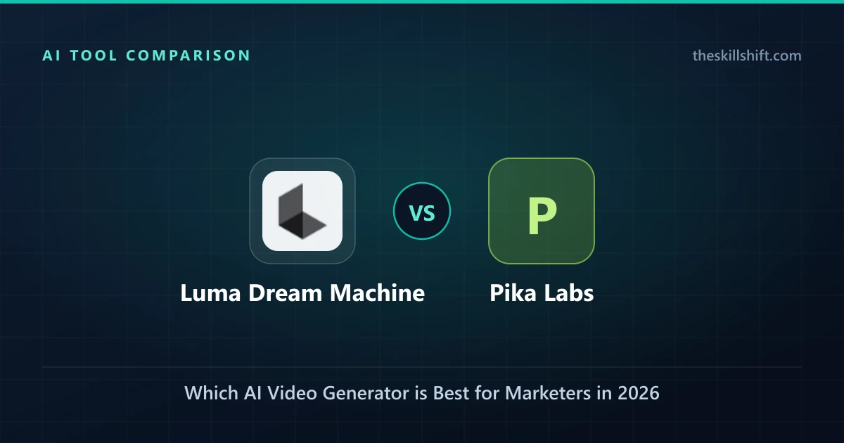 Luma Dream Machine vs. Pika Labs: Which AI Video Generator is Best for Marketers in 2026?
