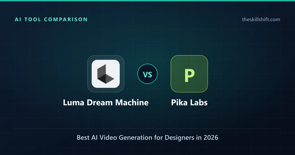 Luma Dream Machine vs. Pika Labs: Best AI Video Generation for Designers in 2026