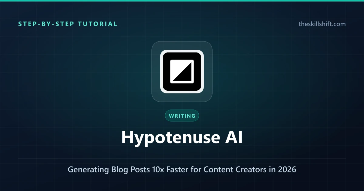 Mastering Hypotenuse AI: Generating Blog Posts 10x Faster for Content Creators in 2026
