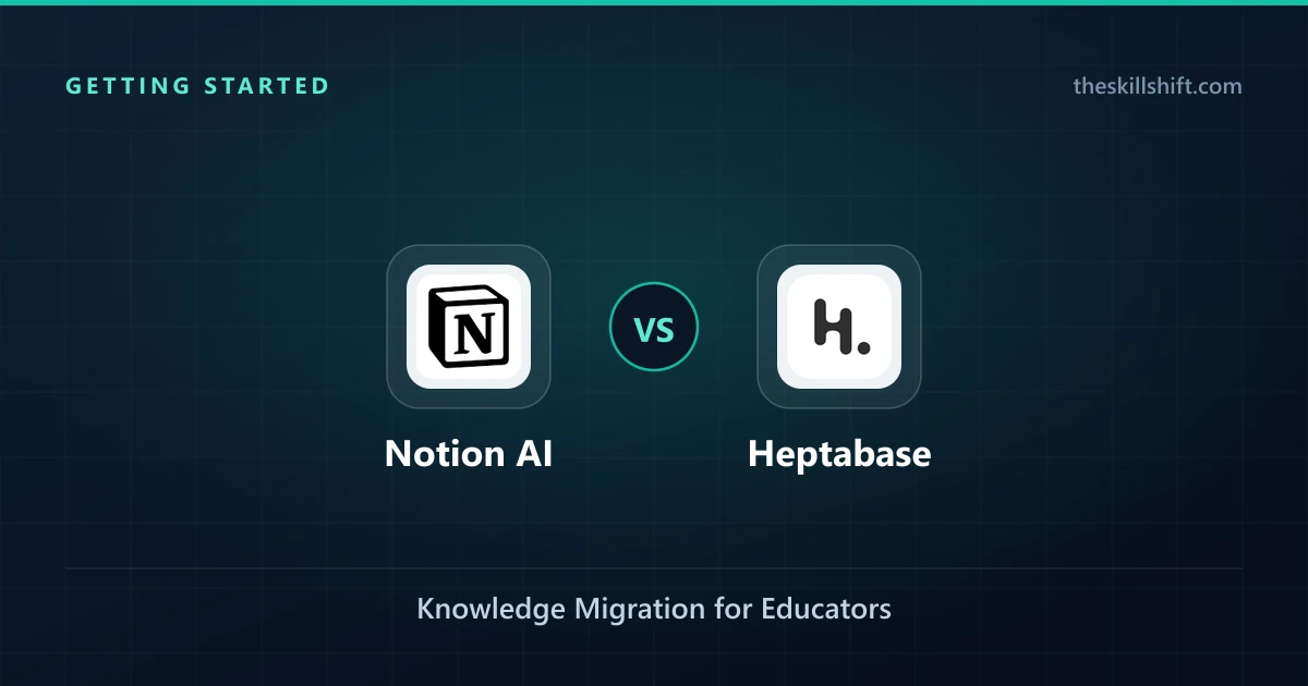 Notion AI vs Heptabase: Knowledge Migration for Educators