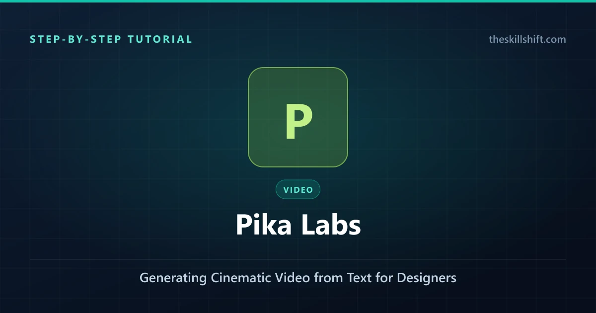 Pika Labs Tutorial: Generating Cinematic Video from Text for Designers