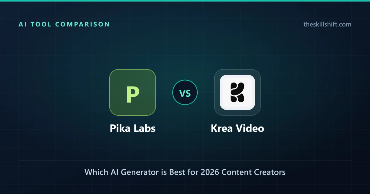 Pika Labs vs. Krea Video: Which AI Generator is Best for 2026 Content Creators?