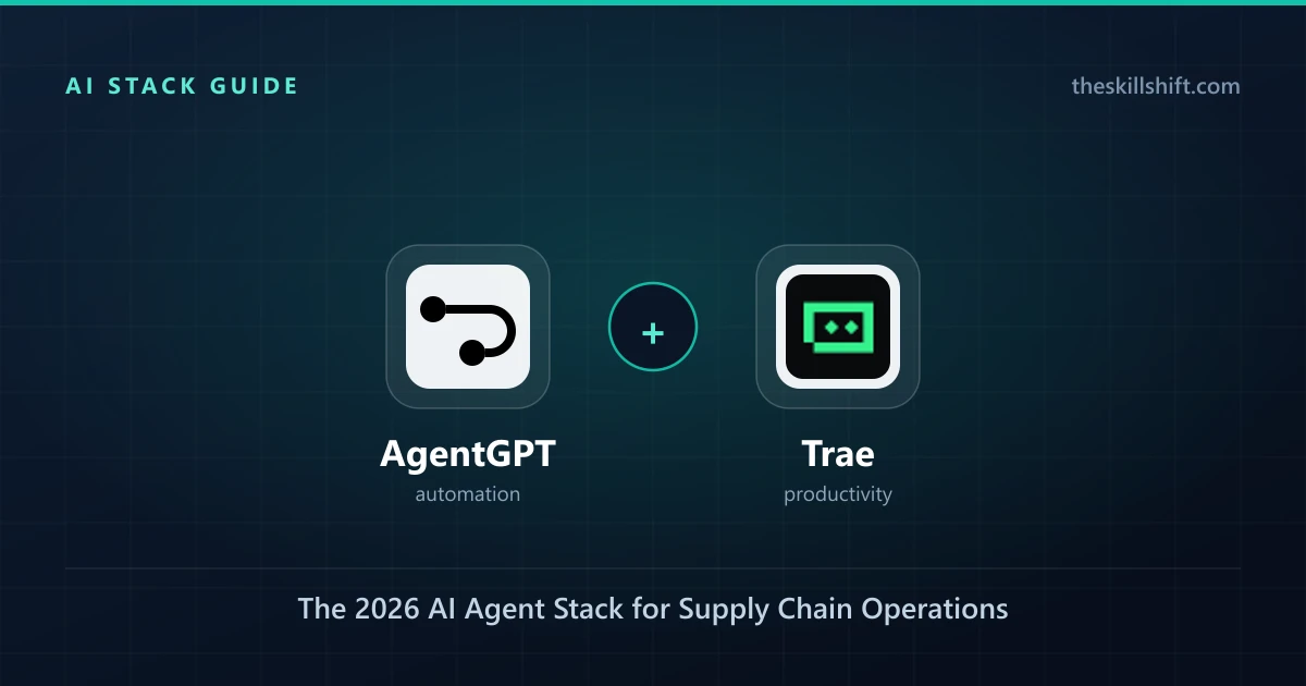 The 2026 AI Agent Stack for Supply Chain Operations: Featuring AgentGPT and Trae