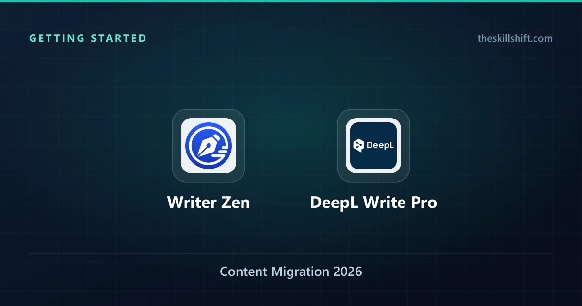 Switching from Writer Zen to DeepL Write Pro: Content Migration 2026